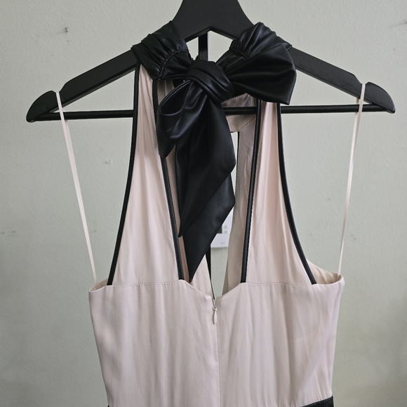 Anthropologie Maeve Draped Tie-Neck Midi Dress - Picture 8 of 13